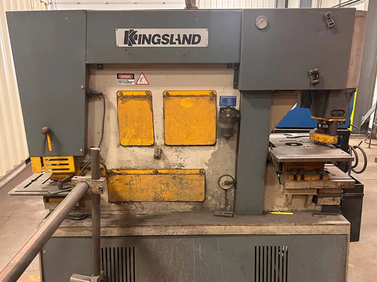 Kingsland ironworker on the shop floor